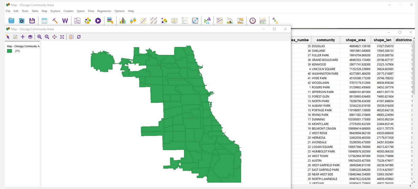 Chicago Community Area dataset